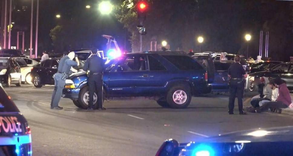 Madera police arrest drivers at a recent stunt show.